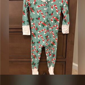 Bums and roses Festive Green Candy Cane